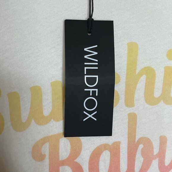 NWT WILDFOX Sunshine Baby Graphic Tee, XS - Picture 8 of 8